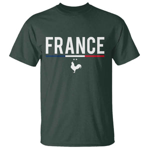 France Gallic Rooster Sports Throwback Design Vintage French Flag T Shirt