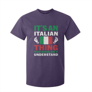 Its An Italian Thing You Wouldnt Understand T Shirt For Kid Che Vuoi Italian Flag TS11 Purple Print Your Wear