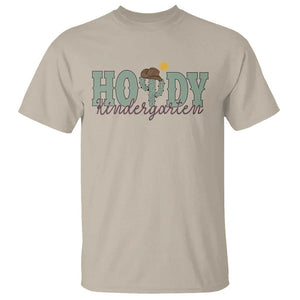 Howdy Kindergarten Teacher T Shirt Rodeo Country Western Cactus Cowboy TS11 Sand Print Your Wear