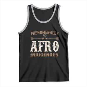 Proud Native American Phenomenally Afro Indigenous Tank Top TS11 Black Athletic Heather Print Your Wear