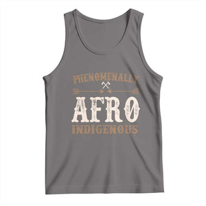 Proud Native American Phenomenally Afro Indigenous Tank Top TS11 Deep Heather Print Your Wear