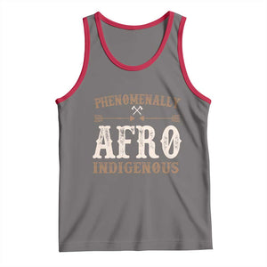 Proud Native American Phenomenally Afro Indigenous Tank Top TS11 Deep Heather Red Print Your Wear