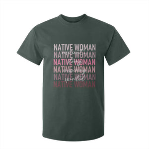 Native Woman Resilient Strong Inspiring Spirited T Shirt For Kid American Indian Pride TS11 Dark Forest Green Print Your Wear