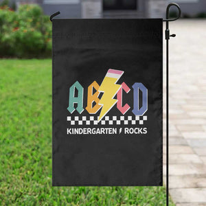 ABCD Kindergarten Rock And Roll Garden Flag Teachers Back To School TS11 Print Your Wear