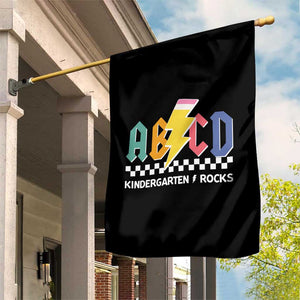 ABCD Kindergarten Rock And Roll Garden Flag Teachers Back To School TS11 Print Your Wear