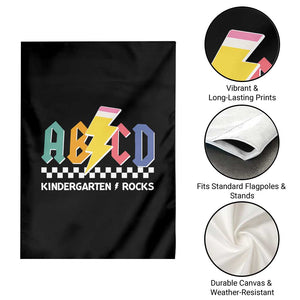 ABCD Kindergarten Rock And Roll Garden Flag Teachers Back To School TS11 Print Your Wear