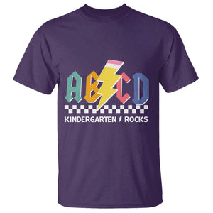 ABCD Kindergarten Rock And Roll T Shirt Teachers Back To School TS11 Purple Print Your Wear
