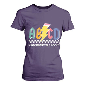ABCD Kindergarten Rock And Roll T Shirt For Women Teachers Back To School TS11 Purple Print Your Wear