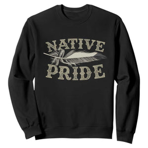 Native Pride Sweatshirt Native Indian American Day Indigenous Native American TS11 Black Print Your Wear