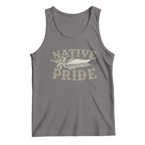 Native Pride Tank Top Native Indian American Day Indigenous Native American TS11 Deep Heather Print Your Wear