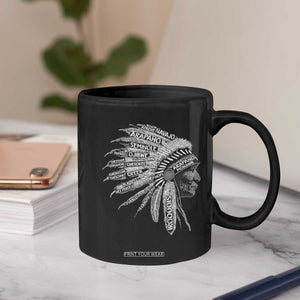 Native American Tribes Coffee Mug Vintage Indian American Chief TS11 Print Your Wear