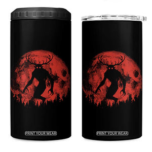 Wendigo Monster 4 in 1 Can Cooler Tumbler Skinwalker Night Stroll Cryptid Full Moon Evil Monster TS11 One Size: 16 oz Black Print Your Wear