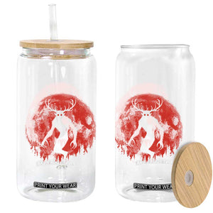 Wendigo Monster Glass Can Skinwalker Night Stroll Cryptid Full Moon Evil Monster TS11 Print Your Wear
