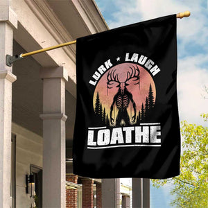 Funny Wendigo Cryptid Lurk Laugh Loathe Garden Flag TS11 Print Your Wear
