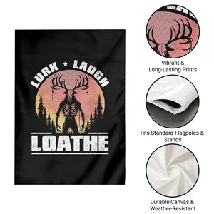 Funny Wendigo Cryptid Lurk Laugh Loathe Garden Flag TS11 Print Your Wear