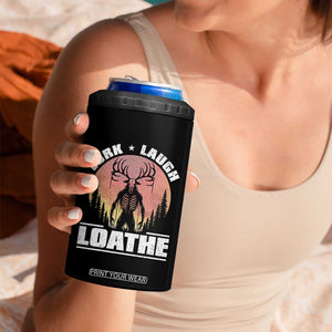 Funny Wendigo Cryptid Lurk Laugh Loathe 4 in 1 Can Cooler Tumbler TS11 Print Your Wear