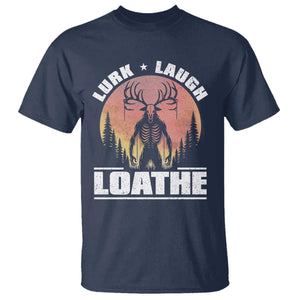 Funny Wendigo Cryptid Lurk Laugh Loathe T Shirt TS11 Navy Print Your Wear