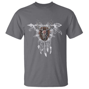 Native American Wendigo Monster Skinwalker Dreamcatcher T Shirt TS11 Charcoal Print Your Wear