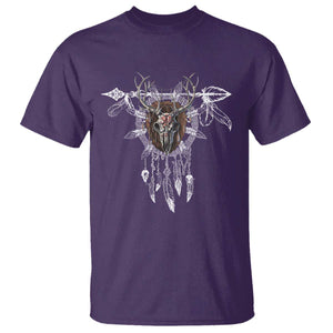 Native American Wendigo Monster Skinwalker Dreamcatcher T Shirt TS11 Purple Print Your Wear