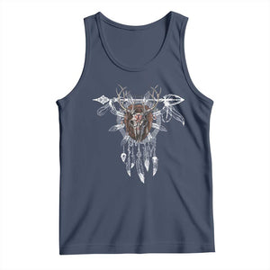 Native American Wendigo Monster Skinwalker Dreamcatcher Tank Top TS11 Navy Print Your Wear