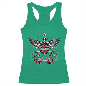 Thunderbird Native American Northwest Coast Art Racerback Tank Top TS11 Irish Green Print Your Wear
