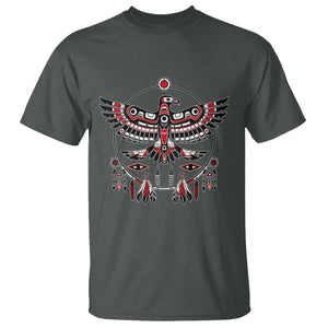 Thunderbird Native American Northwest Coast Art T Shirt TS11 Dark Heather Print Your Wear