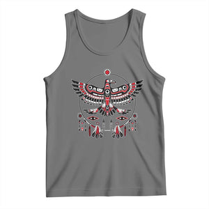 Thunderbird Native American Northwest Coast Art Tank Top TS11 Black Heather Print Your Wear