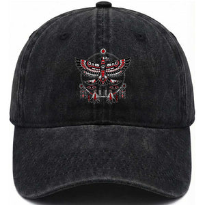 Thunderbird Native American Northwest Coast Art Washed Cotton Baseball Cap