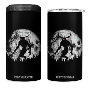 Wendigo Monster 4 in 1 Can Cooler Tumbler Skinwalker Night Stroll Cryptid Full Moon TS11 One Size: 16 oz Black Print Your Wear