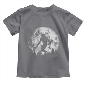 Wendigo Monster Toddler T Shirt Skinwalker Night Stroll Cryptid Full Moon TS11 Charcoal Print Your Wear
