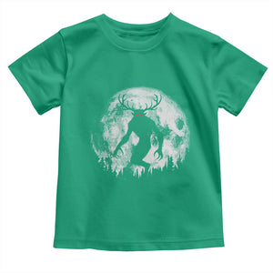 Wendigo Monster Toddler T Shirt Skinwalker Night Stroll Cryptid Full Moon TS11 Irish Green Print Your Wear