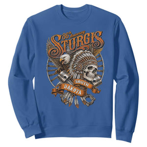 Sturgis South Dakota Indian American Rider Skull 86th Anniversary Sweatshirt