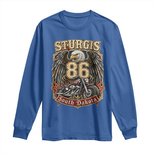Sturgis South Dakota Motorcycle Lover Eagle 86th Anniversary Long Sleeve Shirt