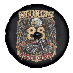 Sturgis South Dakota Motorcycle Lover Eagle 86th Anniversary Spare Tire Cover
