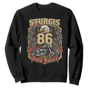 Sturgis South Dakota Motorcycle Lover Eagle 86th Anniversary Sweatshirt