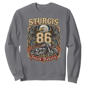 Sturgis South Dakota Motorcycle Lover Eagle 86th Anniversary Sweatshirt