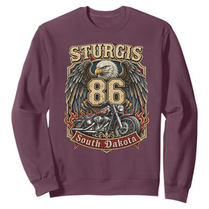 Sturgis South Dakota Motorcycle Lover Eagle 86th Anniversary Sweatshirt