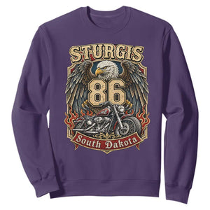Sturgis South Dakota Motorcycle Lover Eagle 86th Anniversary Sweatshirt