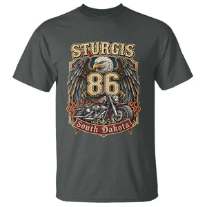 Sturgis South Dakota Motorcycle Lover Eagle 86th Anniversary T Shirt