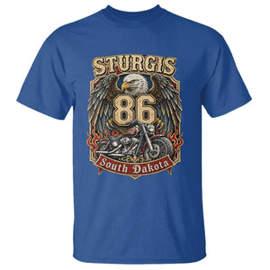 Sturgis South Dakota Motorcycle Lover Eagle 86th Anniversary T Shirt