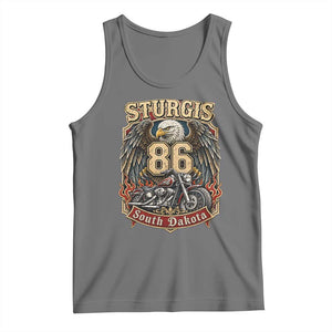 Sturgis South Dakota Motorcycle Lover Eagle 86th Anniversary Tank Top