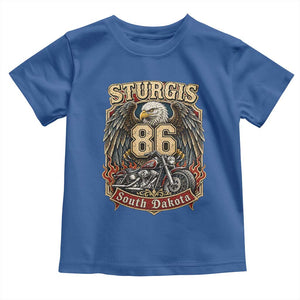 Sturgis South Dakota Motorcycle Lover Eagle 86th Anniversary Toddler T Shirt