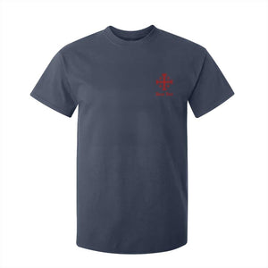 Deus Vult Catholic Knight Templar Jerusalem Cross T Shirt For Kid