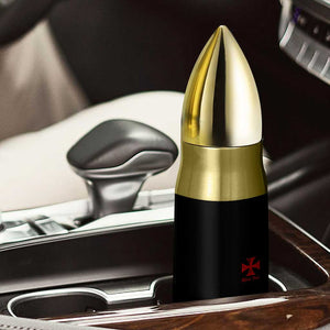 Deus Vult Catholic Knight Templar Crusader Cross Faith Bullet Tumbler