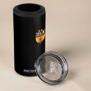 Spain 2nd Star Espana Football Crest 4 in 1 Can Cooler Tumbler