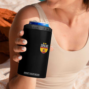 Spain 2nd Star Espana Football Crest 4 in 1 Can Cooler Tumbler