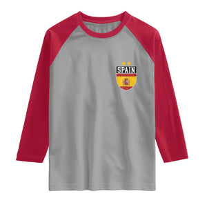 Spain 2nd Star Espana Football Crest Raglan Shirt