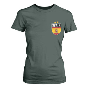 Spain 2nd Star Espana Football Crest T Shirt For Women