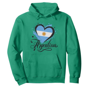 Argentina Heart Argentinian Flag Sun of May Patriotic Hoodie