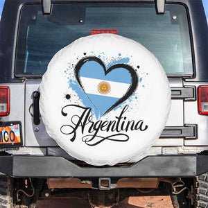 Argentina Heart Argentinian Flag Sun of May Patriotic Spare Tire Cover